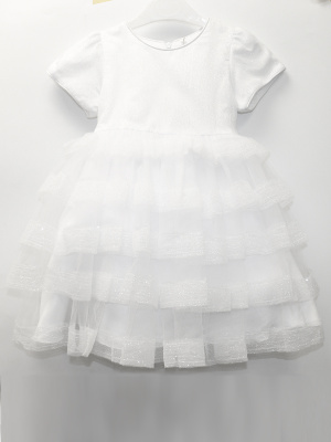 3260-Ch Платье д/д (белый весь размерный ряд)