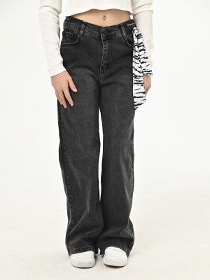 30883 Джинсы д/д (черный 134)