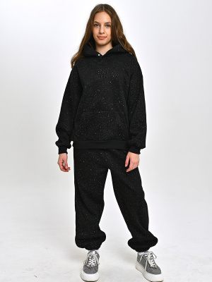 5019-Ch Костюм утепленный д/д (черный весь размерный ряд)