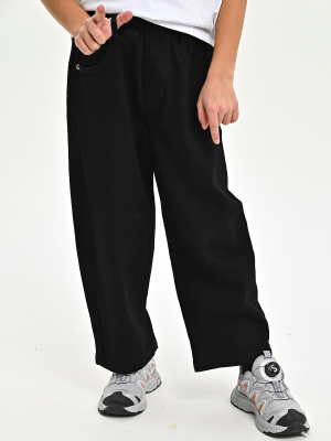 24612-Ch Джинсы д/м (черный весь размерный ряд)