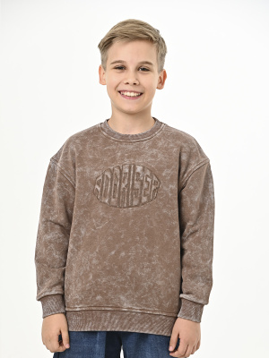 5003-F Толстовка д/м (коричневый 110)