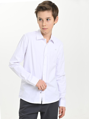 4708 Рубашка дл.р. д/м (белый весь размерный ряд)