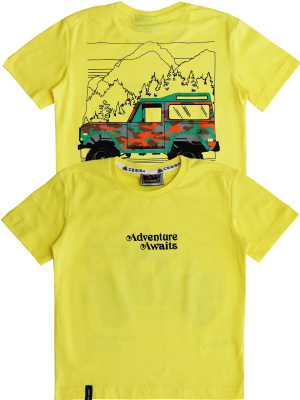 3080 Футболка д/м (желтый весь размерный ряд)