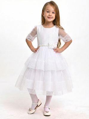 88005-Ch Платье д/д (белый 98)