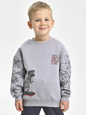 225469 Толстовка утепл. д/м (серый весь размерный ряд)