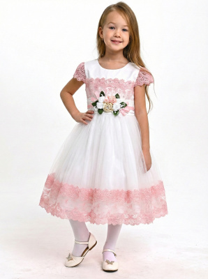 17108-Ch Платье д/д (белый 98)