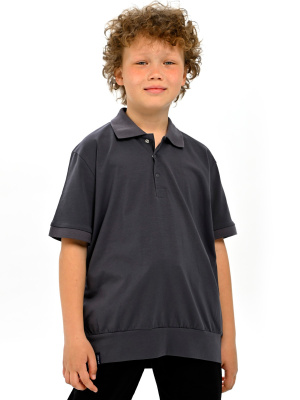 2803 Поло к.р. д/м (батал) (темно-серый весь размерный ряд)