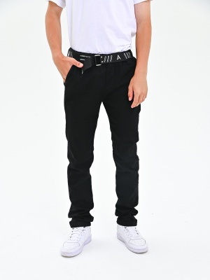 3-1065 Брюки д/м (черный весь размерный ряд)