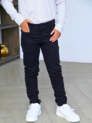 2321 Брюки д/м (темно-синий-134)