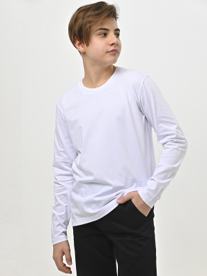 4925 Лонгслив д/м (белый весь размерный ряд)