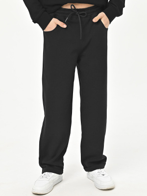 5019 Брюки д/м трик. (черный весь размерный ряд)