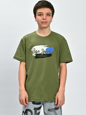 2164 Футболка д/м (хаки весь размерный ряд)