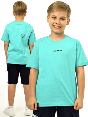 3064 Футболка д/м (изумруд 122)
