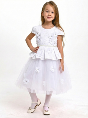 3237-Ch Платье д/д (белый 104)