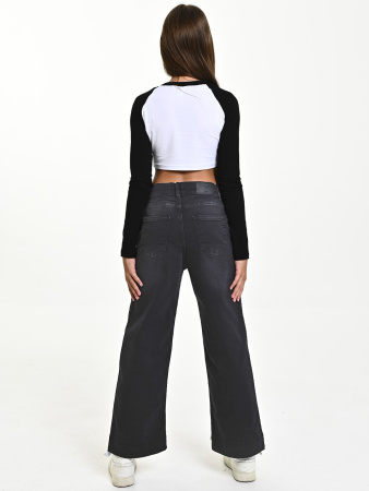 30457 Джинсы д/д (черный весь размерный ряд)