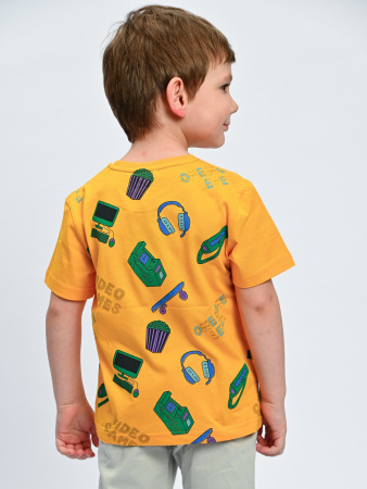 2079/1 Футболка д/м (оранжевый весь размерный ряд)