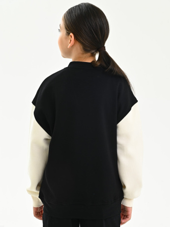 10491 Толстовка утепл. д/д (черный размер 122)