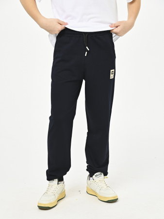 8044 Брюки спорт д/м (темно-синий весь размерный ряд)