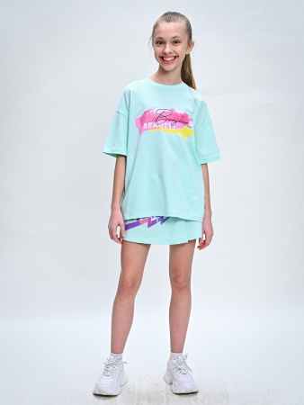 10362 Футболка д/д (ментол весь размерный ряд)