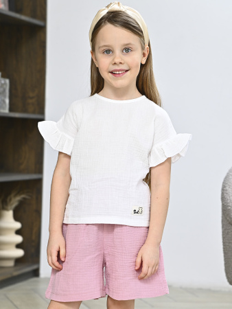 2387KG Костюм д/д (белый,фрез весь размерный ряд)