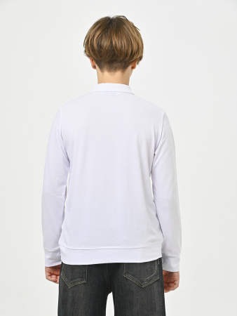 4951 Поло дл.р. д/м (белый весь размерный ряд)