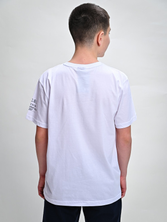 2035 Футболка д/м (белый весь размерный ряд)