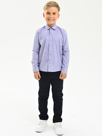 2675 Рубашка дл.р. д/м (серый весь размерный ряд)