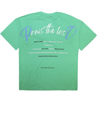 3141 Футболка д/м оверсайз (изумруд весь размерный ряд)