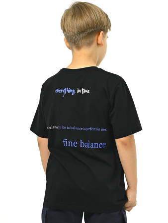 3024 Футболка д/м (черный весь размерный ряд)