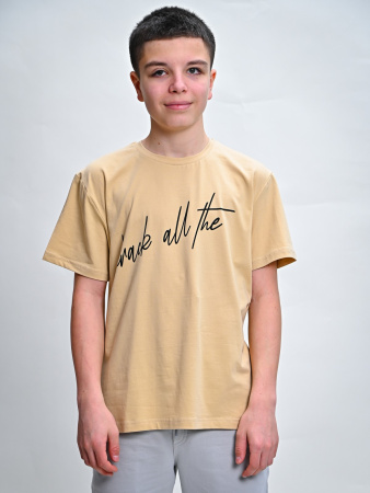 2294 Футболка д/м (бежевый весь размерный ряд)