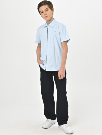 4786 Рубашка к.р. д/м (голубой весь размерный ряд)