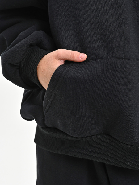 5023-Ch Костюм утепленный д/м (черный весь размерный ряд)