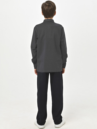 4752 Поло дл.р. д/м (темно-серый весь размерный ряд)