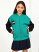 10493 Толстовка утепл. д/д (изумруд весь размерный ряд)