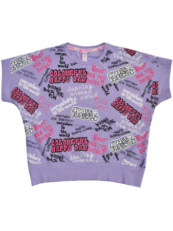 10463 Футболка д/д (сиреневый весь размерный ряд)