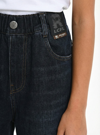 3355-Ch Джинсы утепленные д/м (синий весь размерный ряд)