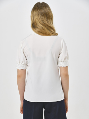 B-682 Блузка д/д (белый весь размерный ряд)