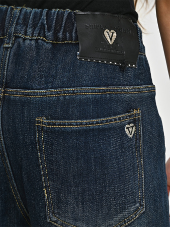 T9016-Ch Джинсы утепленные д/д (синий весь размерный ряд)