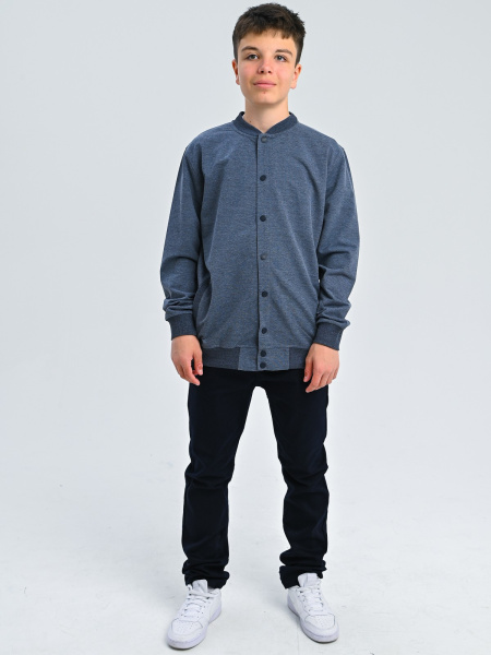 2501 Жакет д/м (джинсовый 128)