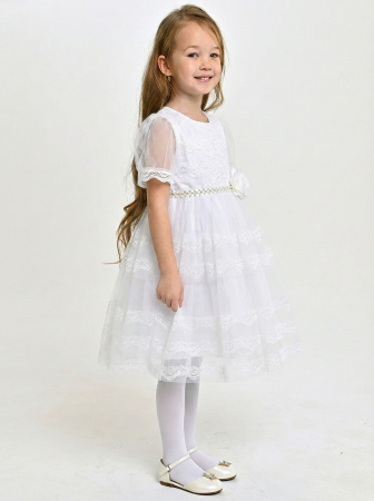 3198-Ch Платье д/д (белый весь размерный ряд)