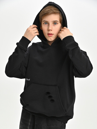 5175 Толстовка д/м (черный весь размерный ряд)