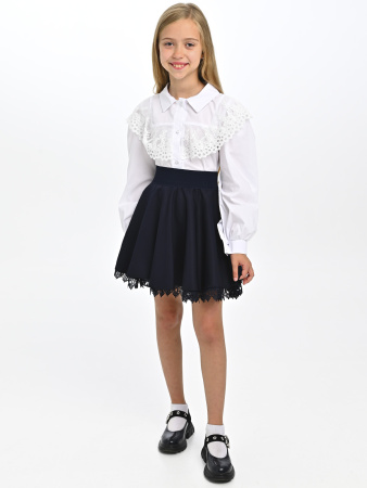 B-613 Блузка д/д (белый весь размерный ряд)