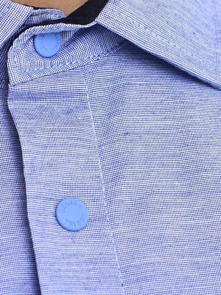 4976 Рубашка дл.р. д/м (ярко-голубой весь размерный ряд)