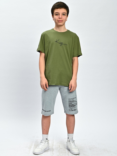 2231 Футболка д/м (хаки весь размерный ряд)