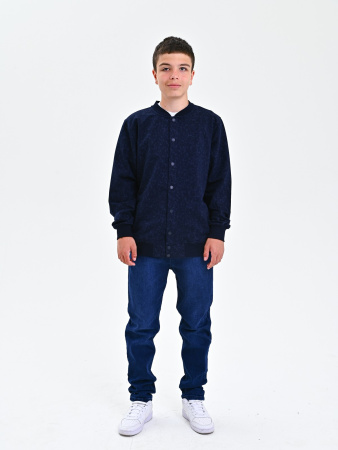 2737 Жакет д/м (темно-синий весь размерный ряд)