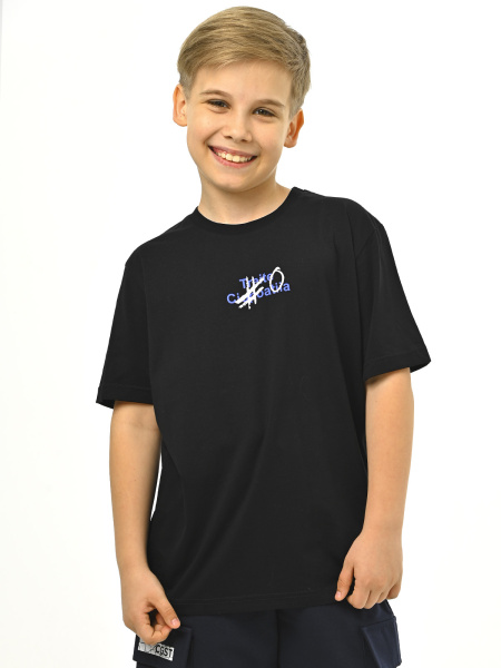 3181 Футболка д/м (черный весь размерный ряд)