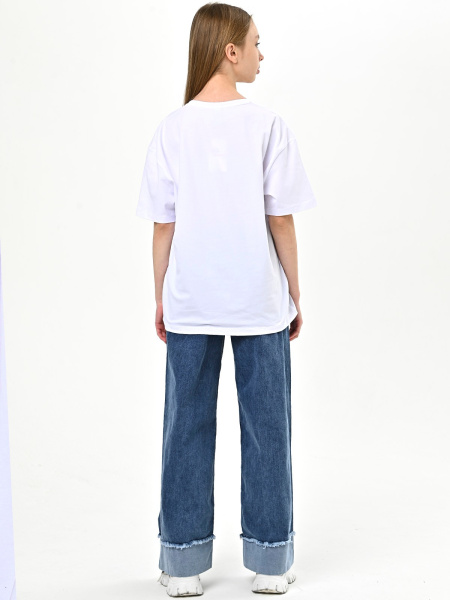 10521 Футболка д/д (белый весь размерный ряд)