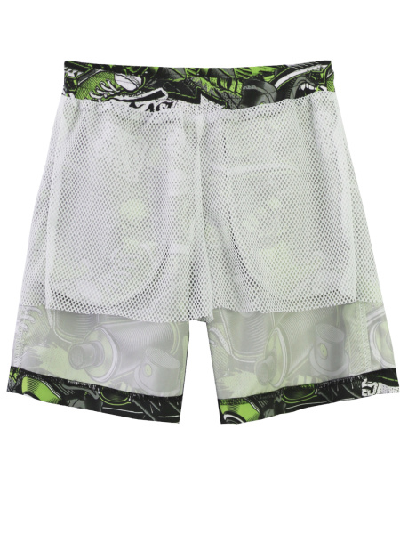 3092 Шорты плават. д/м (черный,салатовый весь размерный ряд)