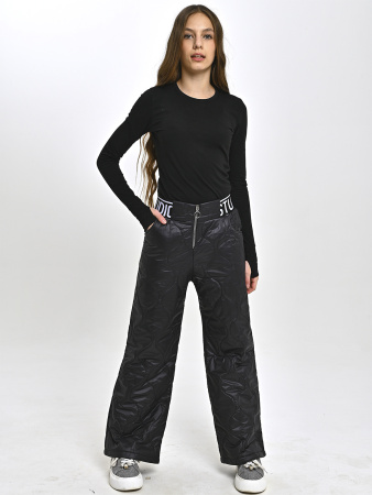 2378S Брюки болоневые д/д (черный весь размерный ряд)