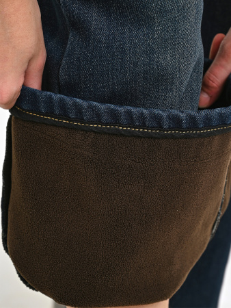 T9016-Ch Джинсы утепленные д/д (синий весь размерный ряд)